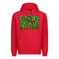 Red pinches get stitches st patricks Premium Hoodie - LillyAllenDesigns