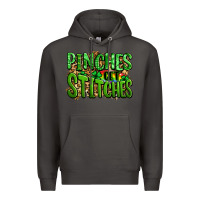 Smoke pinches get stitches st patricks Premium Hoodie - LillyAllenDesigns