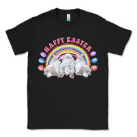 Black Happy easter bunny tails Classic Tee - RanaPortraitStore