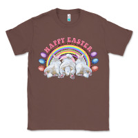 Chestnut Happy easter bunny tails Classic Tee - RanaPortraitStore