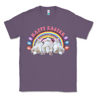 Lavender Happy easter bunny tails Classic Tee - RanaPortraitStore