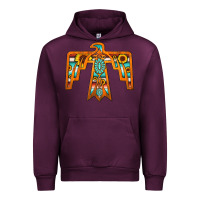 Mauve Wine thunderbird Urban Hoodie - JahusDesignShop