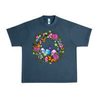 Midnight Navy Easter Ocaliptus spring flowers Urban Heavy Tee - OliviaCreatesArt