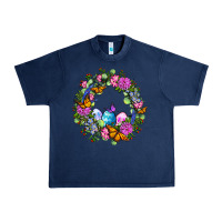 Navy Easter Ocaliptus spring flowers Urban Heavy Tee - OliviaCreatesArt