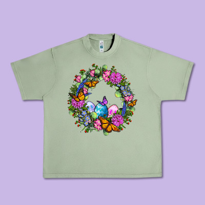 Easter Ocaliptus Spring Flowers Urban Heavy Tee Designed By Oliviacreatesart