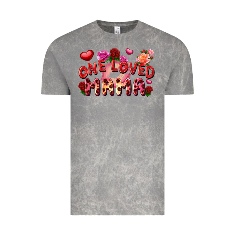 One Loved Mama Valentine's Day Vintage Tee by FaDigitalArtStudio | Teevron