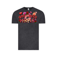 Vintage Black One loved mama Valentine's Day Vintage Tee - FaDigitalArtStudio