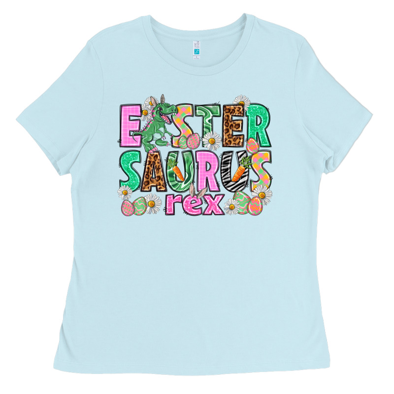 Easter Saurus Nurse Easter Day Ladies Tee by HowdyJamesFarm | Teevron
