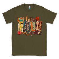 Army Green i love fall most of all Classic Tee - CowGirlArtShop