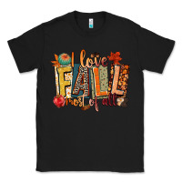 Black i love fall most of all Classic Tee - CowGirlArtShop