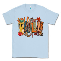 Dusty Blue i love fall most of all Classic Tee - CowGirlArtShop