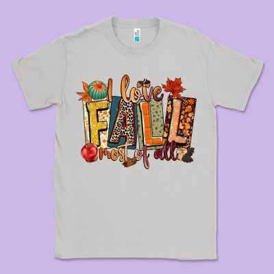 I Love Fall Most Of All Classic Tee Designed By Cowgirlartshop