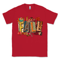 Red i love fall most of all Classic Tee - CowGirlArtShop