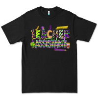 Black mardi gras teacher assistant Premium Tee - CowGirlArtShop