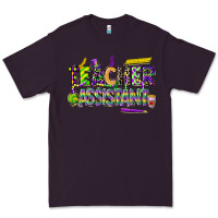Plum mardi gras teacher assistant Premium Tee - CowGirlArtShop