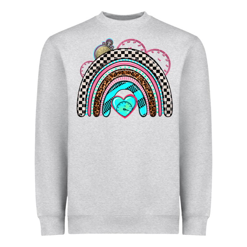 Race Rainbow Heavyweight Sweatshirt by AdoDesignShop | Teevron