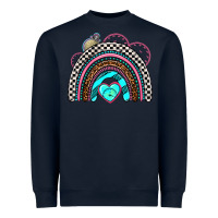 Navy race rainbow Heavyweight Sweatshirt - AdoDesignShop