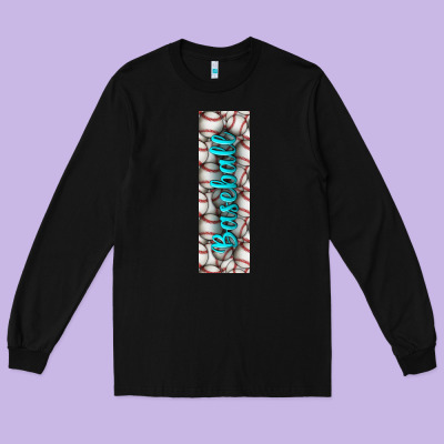 Softball And Baseball Pen Wraps Long Sleeve Tee Designed By Bundleandbundleshop