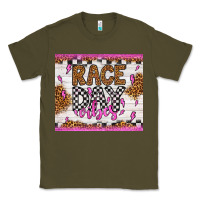 Army Green race day vibes Classic Tee - Artiststas