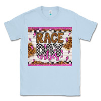 Dusty Blue race day vibes Classic Tee - Artiststas