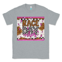 Heather Grey race day vibes Classic Tee - Artiststas