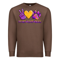 Chestnut peace love dogs Premium Sweatshirt - AdoDesignShop