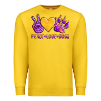 Lemon peace love dogs Premium Sweatshirt - AdoDesignShop