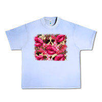 Grape Ice Valentine's Day pink plaid red glitter cowhide Urban Heavy Tee - FaDigitalArtStudio