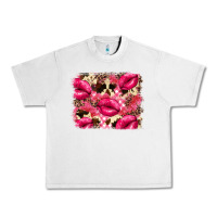 Lunar Rock Valentine's Day pink plaid red glitter cowhide Urban Heavy Tee - FaDigitalArtStudio