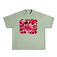 Oil Green Valentine's Day pink plaid red glitter cowhide Urban Heavy Tee - FaDigitalArtStudio