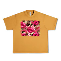 Peanut Butter Valentine's Day pink plaid red glitter cowhide Urban Heavy Tee - FaDigitalArtStudio