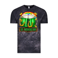 Cloud Black St. Patrick's Day beer Vintage Tee - OliviaCreatesArt