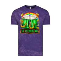 Cloud Purple St. Patrick's Day beer Vintage Tee - OliviaCreatesArt