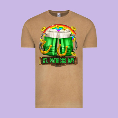 St. Patrick's Day Beer Vintage Tee Designed By Oliviacreatesart
