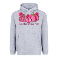 Heather Grey in october we wear pink pumpkins Heavyweight Hoodie - AdoDesignShop