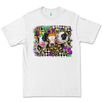 White mardi gras heifers Premium Tee - CowGirlArtShop