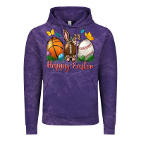 Cloud Purple Happy Easter Sports With Butterfly Vintage Hoodie - BundleAndBundleShop