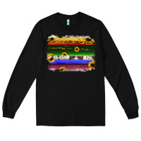 Black serape sunflowers leopard cowhide background Long Sleeve Tee - RanaPortraitStore