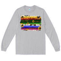 Moon Dust serape sunflowers leopard cowhide background Long Sleeve Tee - RanaPortraitStore