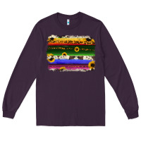 Plum serape sunflowers leopard cowhide background Long Sleeve Tee - RanaPortraitStore