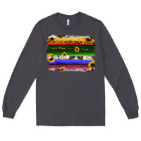 Smoke serape sunflowers leopard cowhide background Long Sleeve Tee - RanaPortraitStore