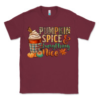 Burgundy pumpkin spice and everything nice Classic Tee - CowGirlArtShop