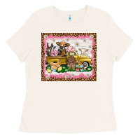 Bone Easter Day with farm animals tumbler Ladies Tee - HowdyJamesFarm