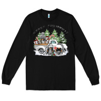 Black merry christmas gnomies Long Sleeve Tee - FaDigitalArtStudio