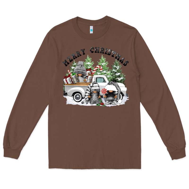 Merry Christmas Gnomies Long Sleeve Tee by FaDigitalArtStudio | Teevron