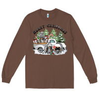 Chestnut merry christmas gnomies Long Sleeve Tee - FaDigitalArtStudio