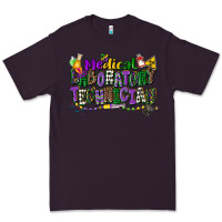 Plum medical laboratory technician mardi gras Premium Tee - CowGirlArtShop