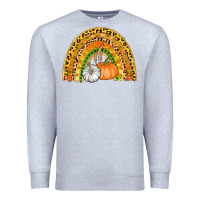 Heather Grey fall rainbow Premium Sweatshirt - AdoDesignShop