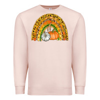 Pale Pink fall rainbow Premium Sweatshirt - AdoDesignShop