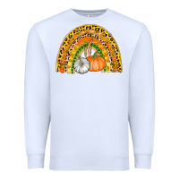 White fall rainbow Premium Sweatshirt - AdoDesignShop